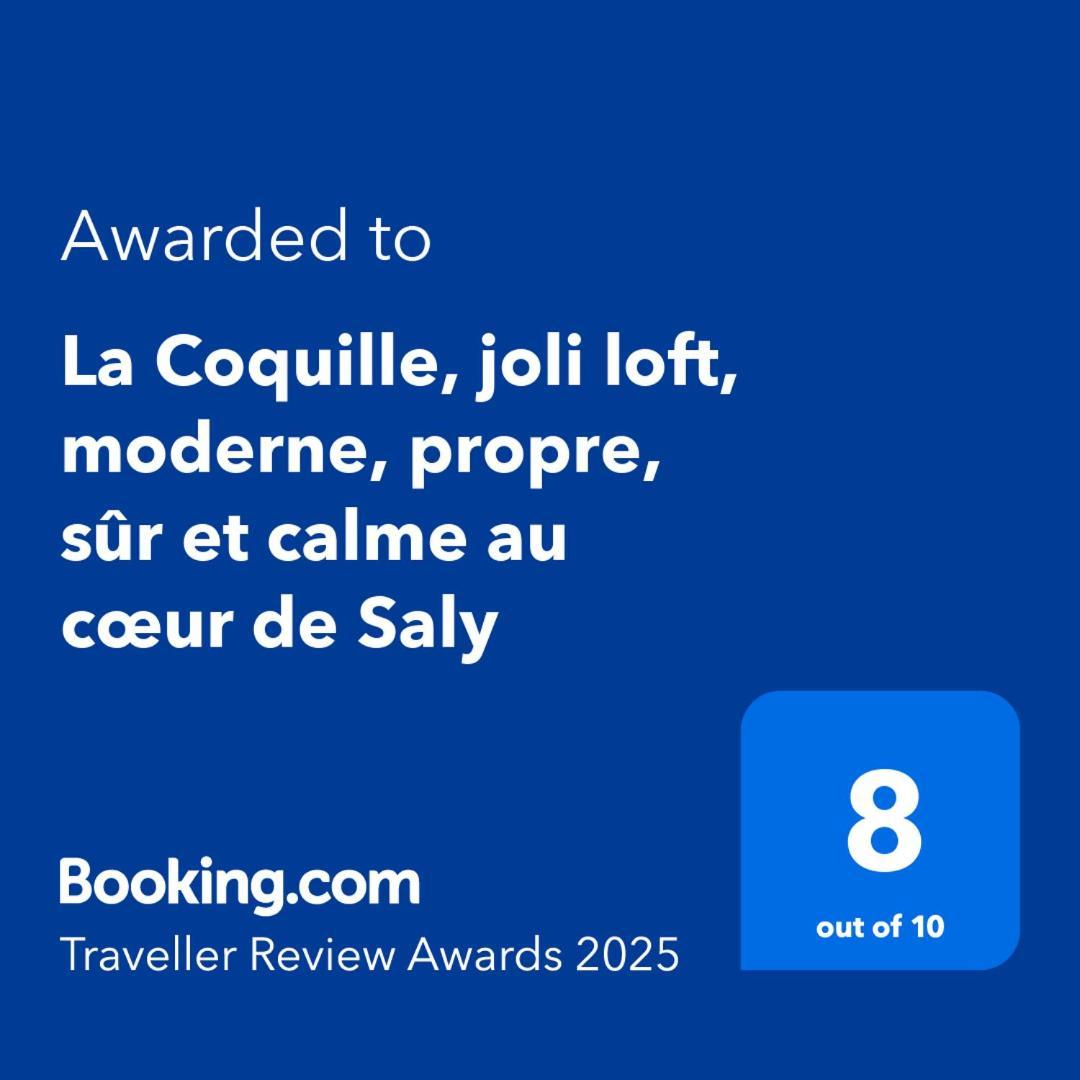 "La Coquille", Joli Loft, Moderne, Propre, Sur Et Calme Au Coeur De Saly Appartement Buitenkant foto